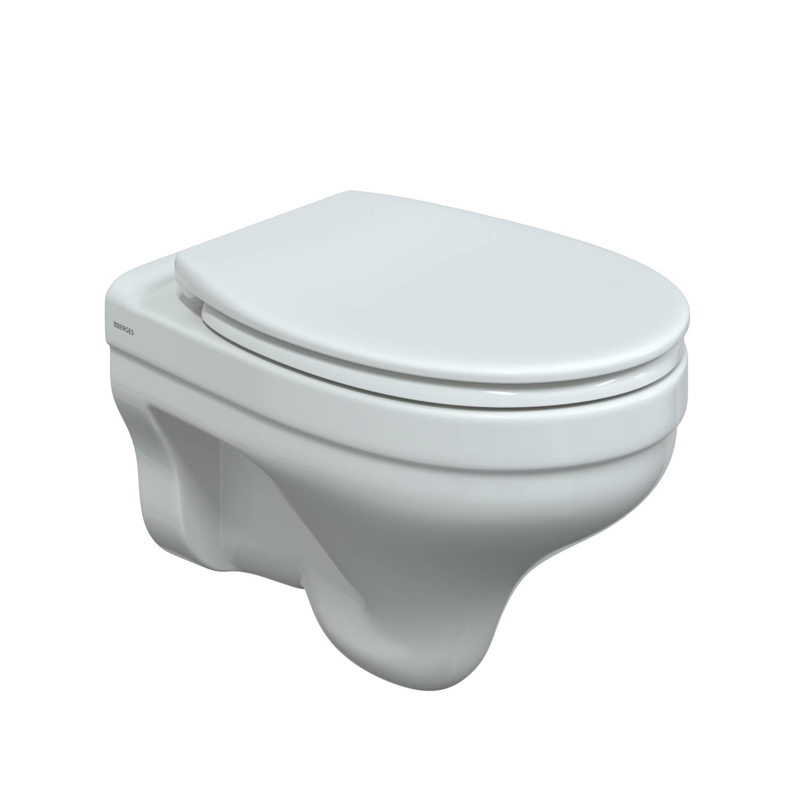 Унитаз подвесной ALBIT S Rimless , сиденье Optim SO, микролифт, быстросъем, белый, BERGES Унитаз подвесной ALBIT S Rimless , сиденье Optim SO, микролифт, быстросъем, белый, BERGES