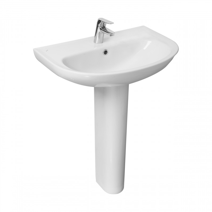 Умывальник "Прайм-65" (660х480) с отв. перелива и с отв под смеситель SANTERI