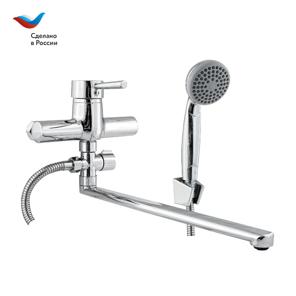 ГОРОД Смеситель для ванны универсальный, одноручный, СЛАВЕН, Д31
