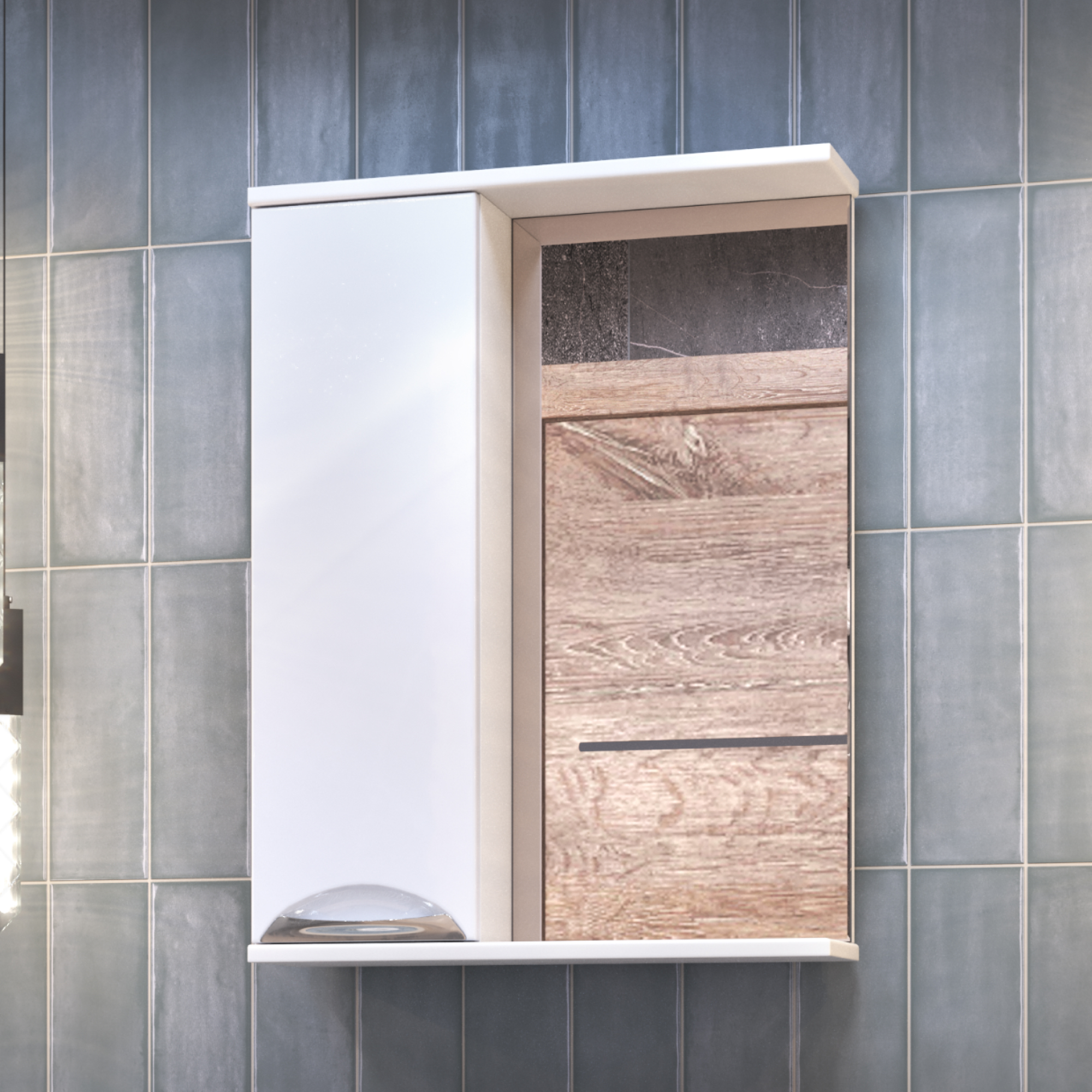 Зеркало со шкафом VIGO Callao 50 подвесное белый (z.CAL.50.L) Зеркало со шкафом VIGO Callao 50 подвесное белый (z.CAL.50.L)