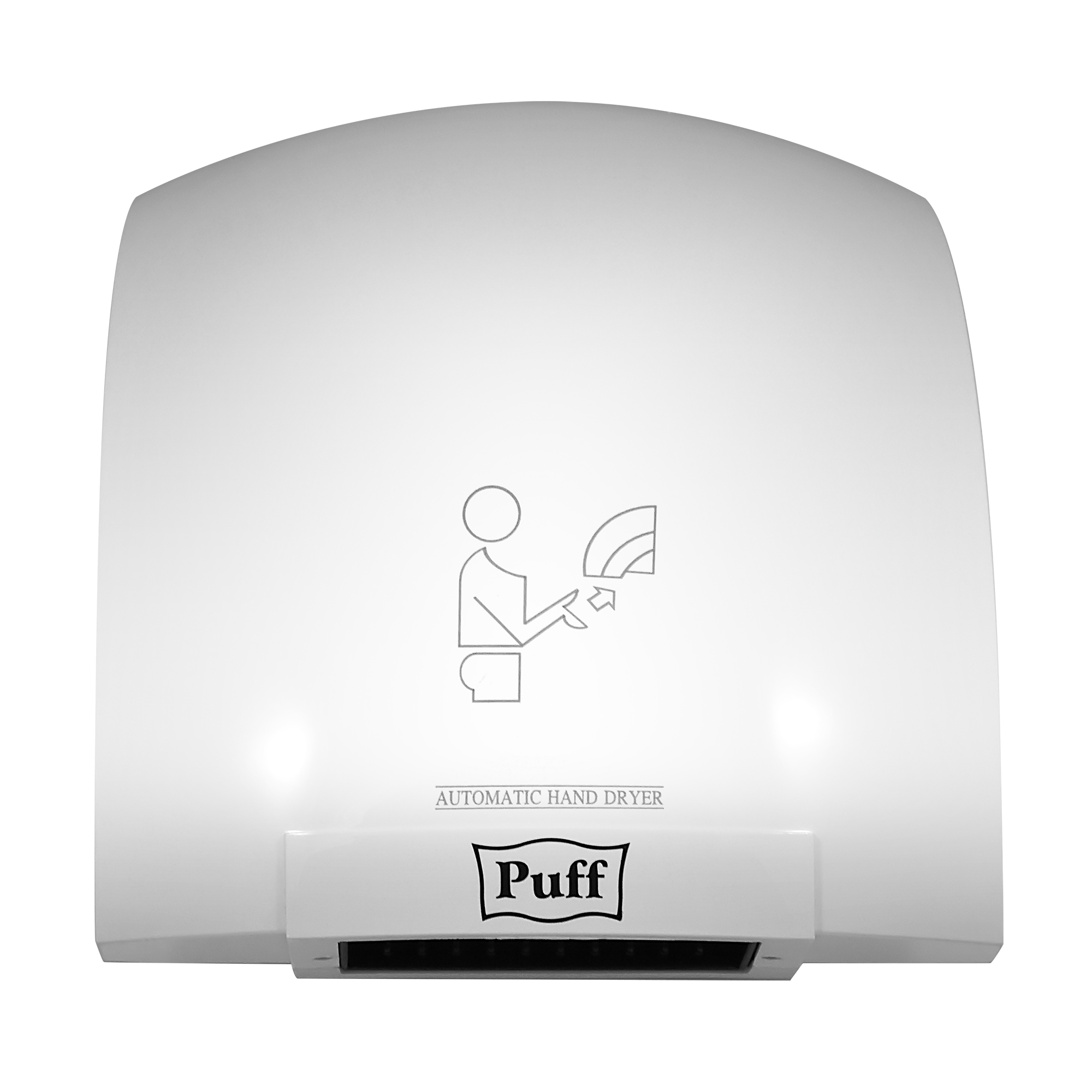 Электросушитель для рук PUFF-8820 малошумный, белый 2 кВт (1401.308)