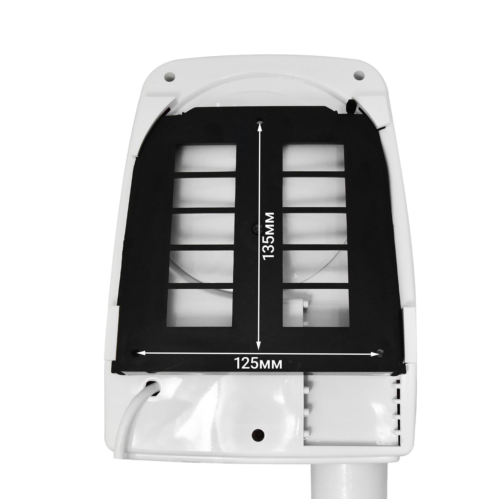 Фен для волос настенный PUFF-850B белый, с гибким шлангом, 0,85 кВт (1405.021)