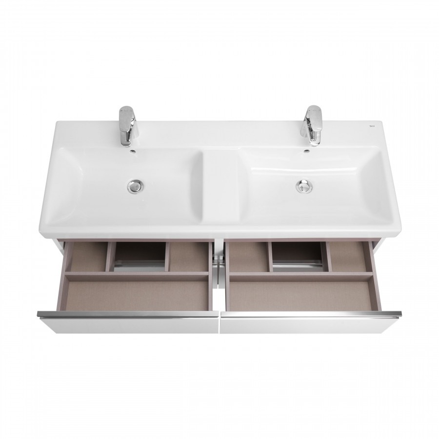 THE GAP модуль для раковины 1200, 1170x453x515, с 4 ящиками в цвете белый глянец