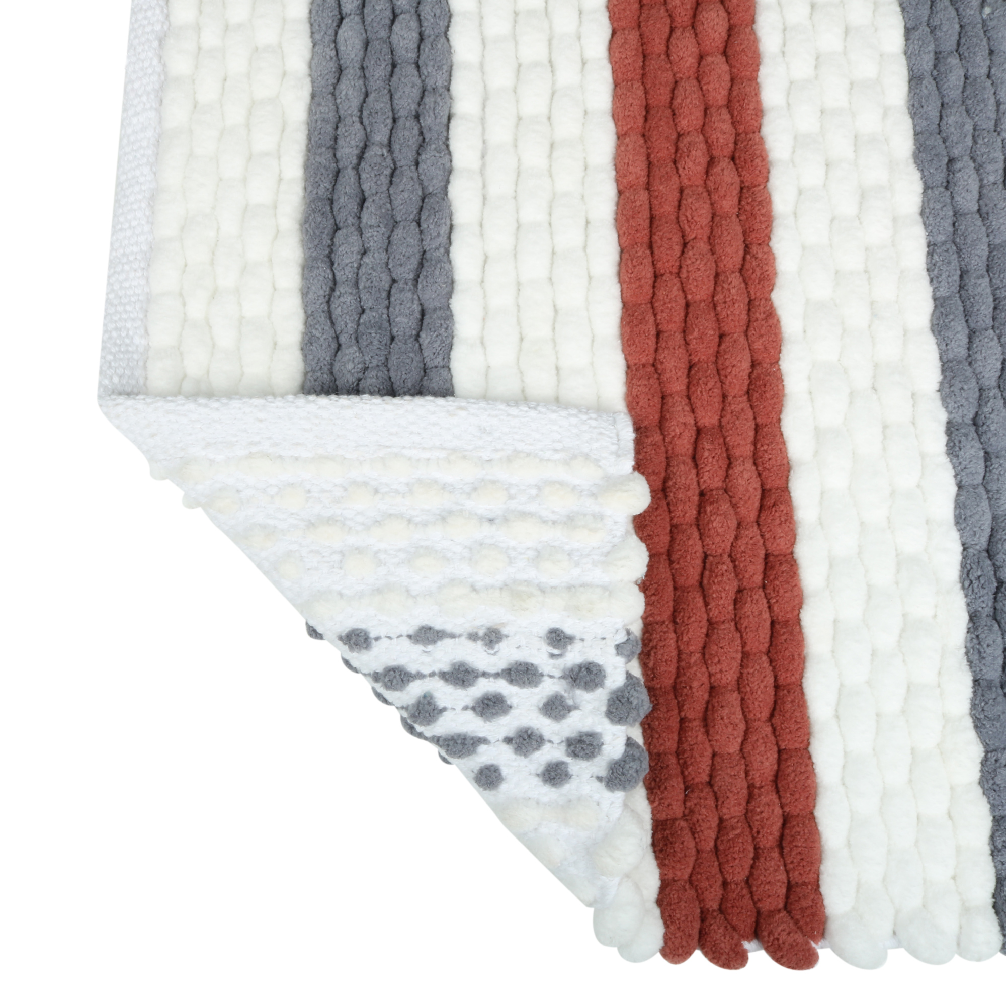 Коврик для ванной 1-ый Fixsen AMBER, FX-8040X, mix (синий+красный+белый), 50х80см 