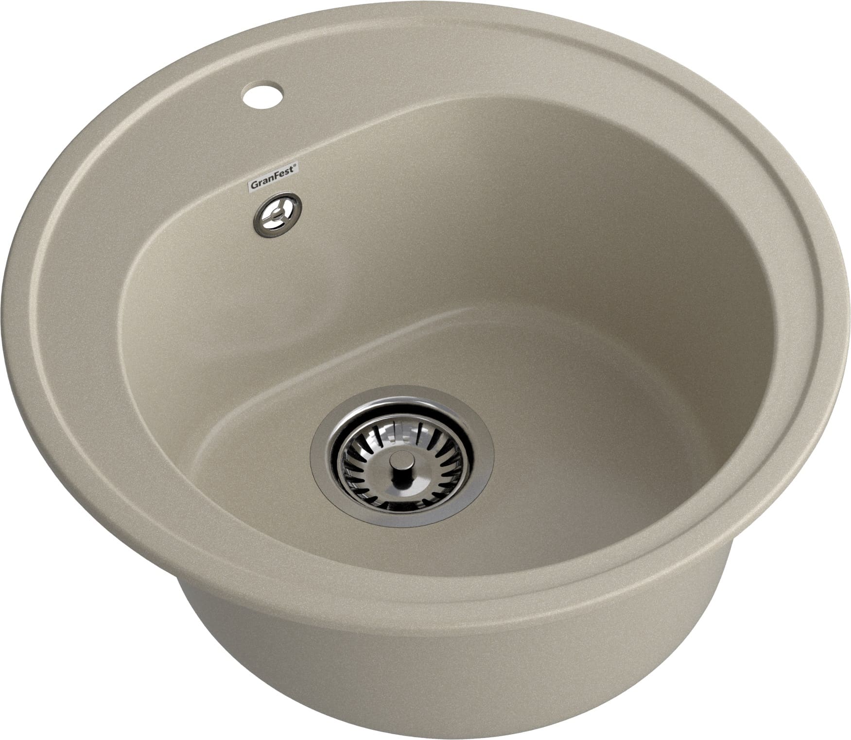 GRANFEST Мойка композит RONDO GF-R--510  508*505 мм  топаз   арт.GF- GRANFEST Мойка композит RONDO GF-R--510  508*505 мм  топаз   арт.GF-