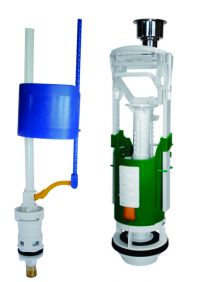 122540 Комплект клап: спуск.ATLAS V3 + наливной Uni Bottom, латунь, OLI