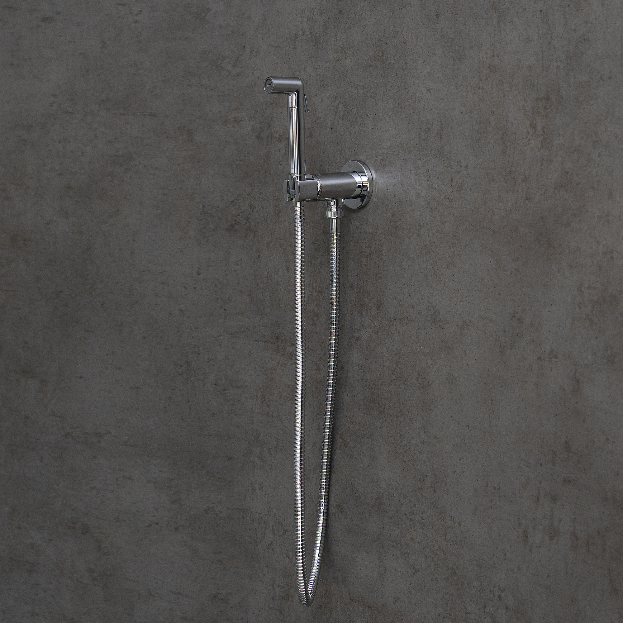 Solo Смеситель для биде, с гигиеническим душем, встраиваемый,  LM7171C