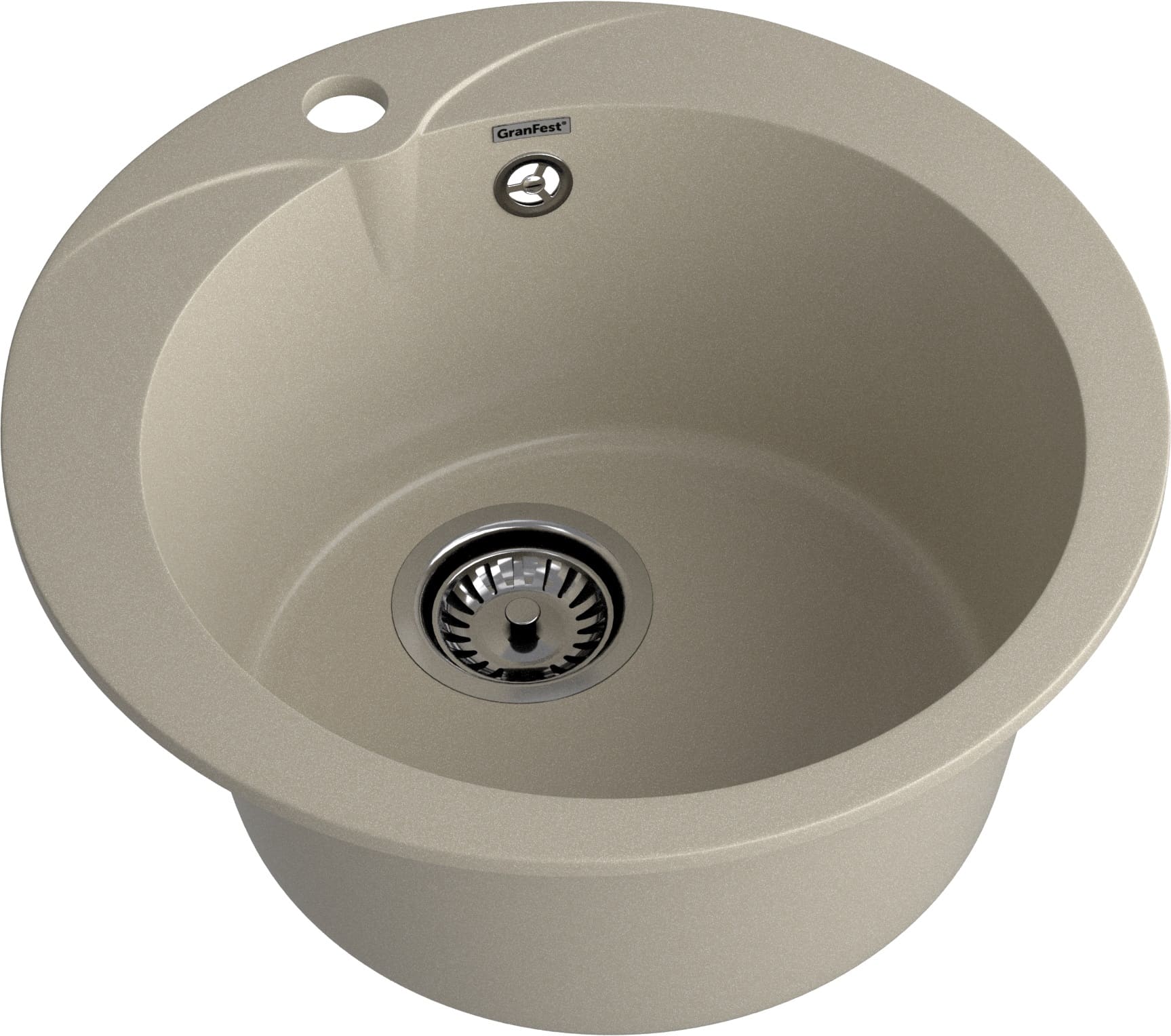 GRANFEST Мойка композит RONDO GF-R--480  D=480 мм  топаз  арт.GF-  GRANFEST Мойка композит RONDO GF-R--480  D=480 мм  топаз  арт.GF-