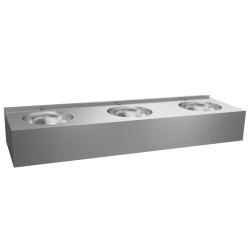 Раковина Wash встроены 3 раковины 13080.3.S, шт