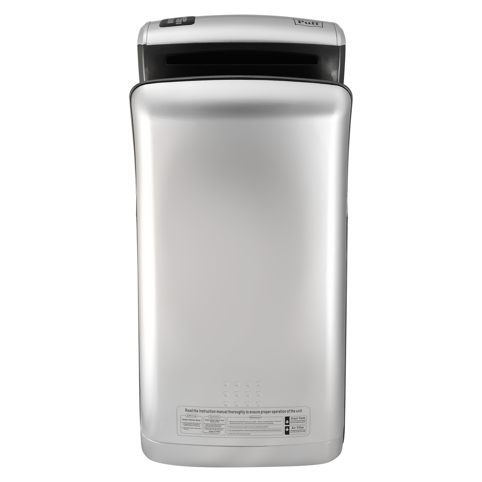 Электросушитель для рук PUFF-8870C New погружной, хром 1,8 кВт (1401.391)