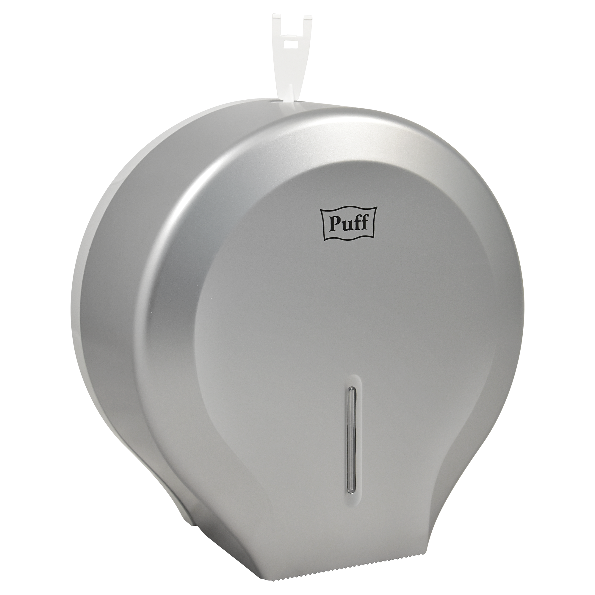 Диспенсер туалетной бумаги Рuff-7130S, хром, с замком, ABS-пластик