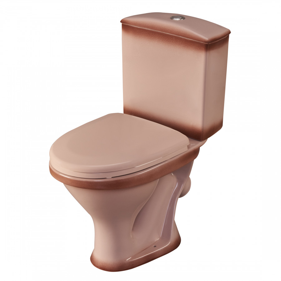 Унитаз-компакт "Вест" наклонный выпуск, с кнопочной арматурой и сиденьем, бежевый. SANTERI Унитаз-компакт "Вест" наклонный выпуск, с кнопочной арматурой и сиденьем, бежевый. SANTERI