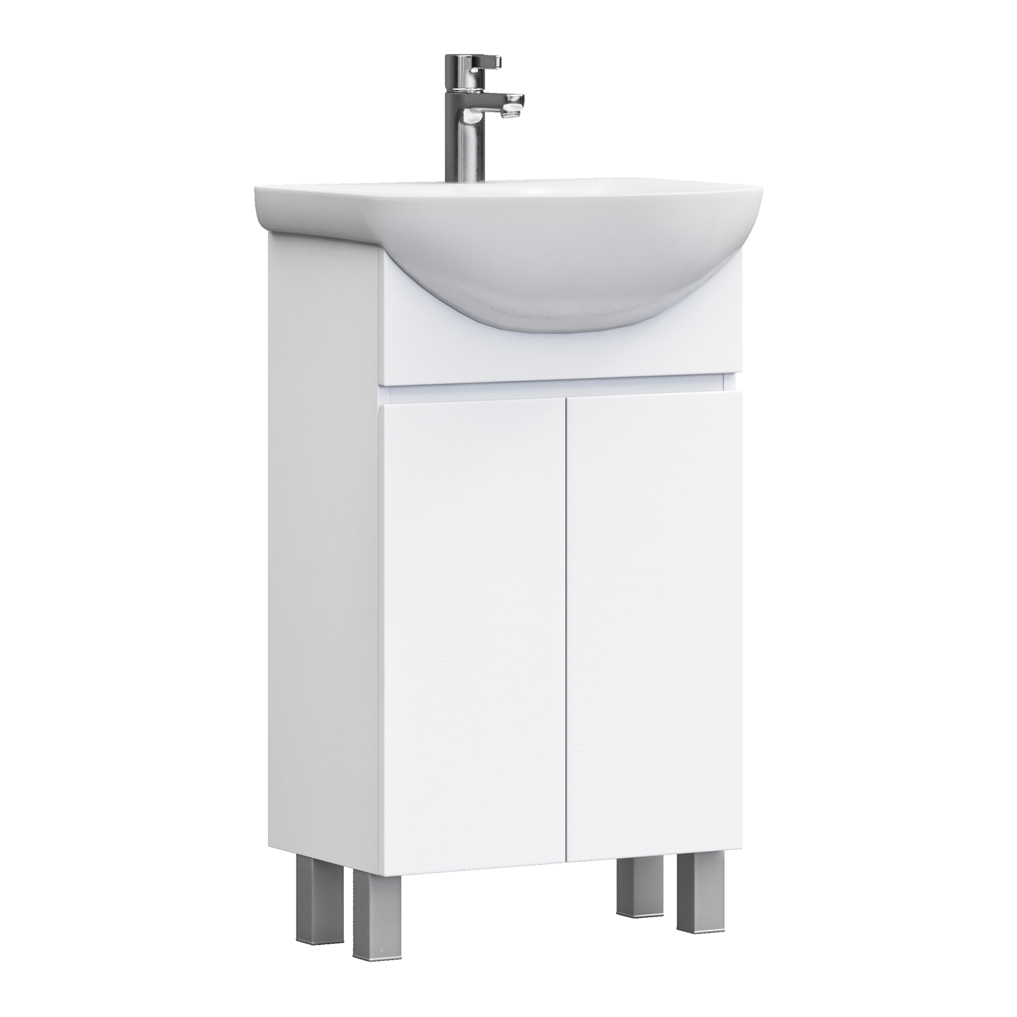 Тумба под раковину VIGO Wing 50 напольная белый (tn.WIN.BAL.50.2D белый) Тумба под раковину VIGO Wing 50 напольная белый (tn.WIN.BAL.50.2D белый)