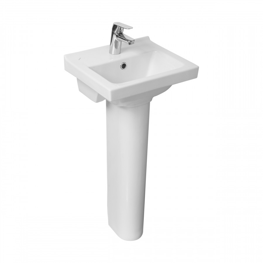 Умывальник Визит-40 (405х355) с переливом белый SANTERI Умывальник Визит-40 (405х355) с переливом белый SANTERI