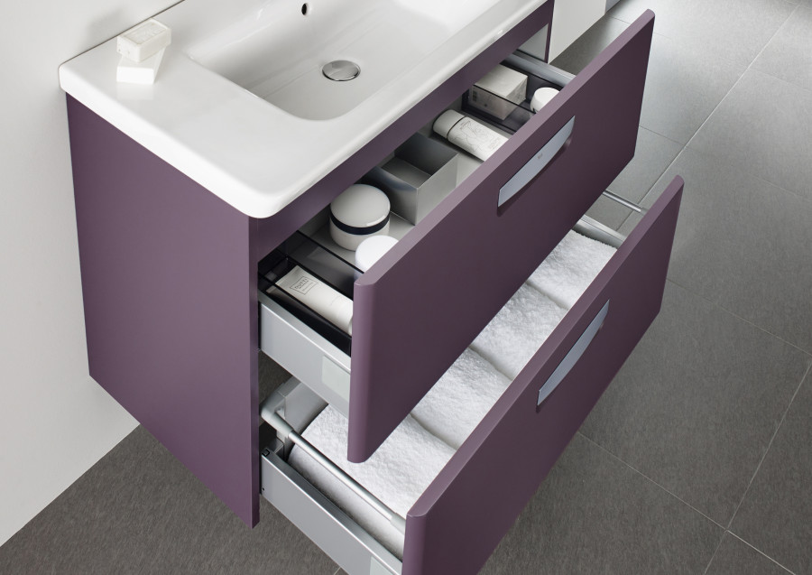 GAP Тумба под раковину GAP 70, фиолетовая, ROCA