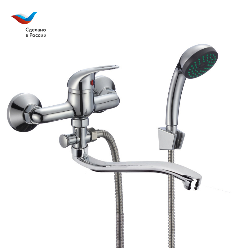 ПРОРАБ Смеситель для ванны с коротким изливом, одноручный, СЛАВЕН, Р30