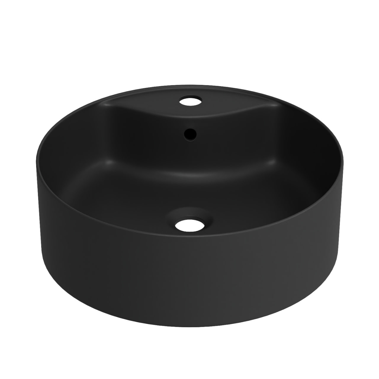 Накладная раковина для ванной комнаты Wellsee Praxis 32940700S: круглая раковина, ширина умывальника