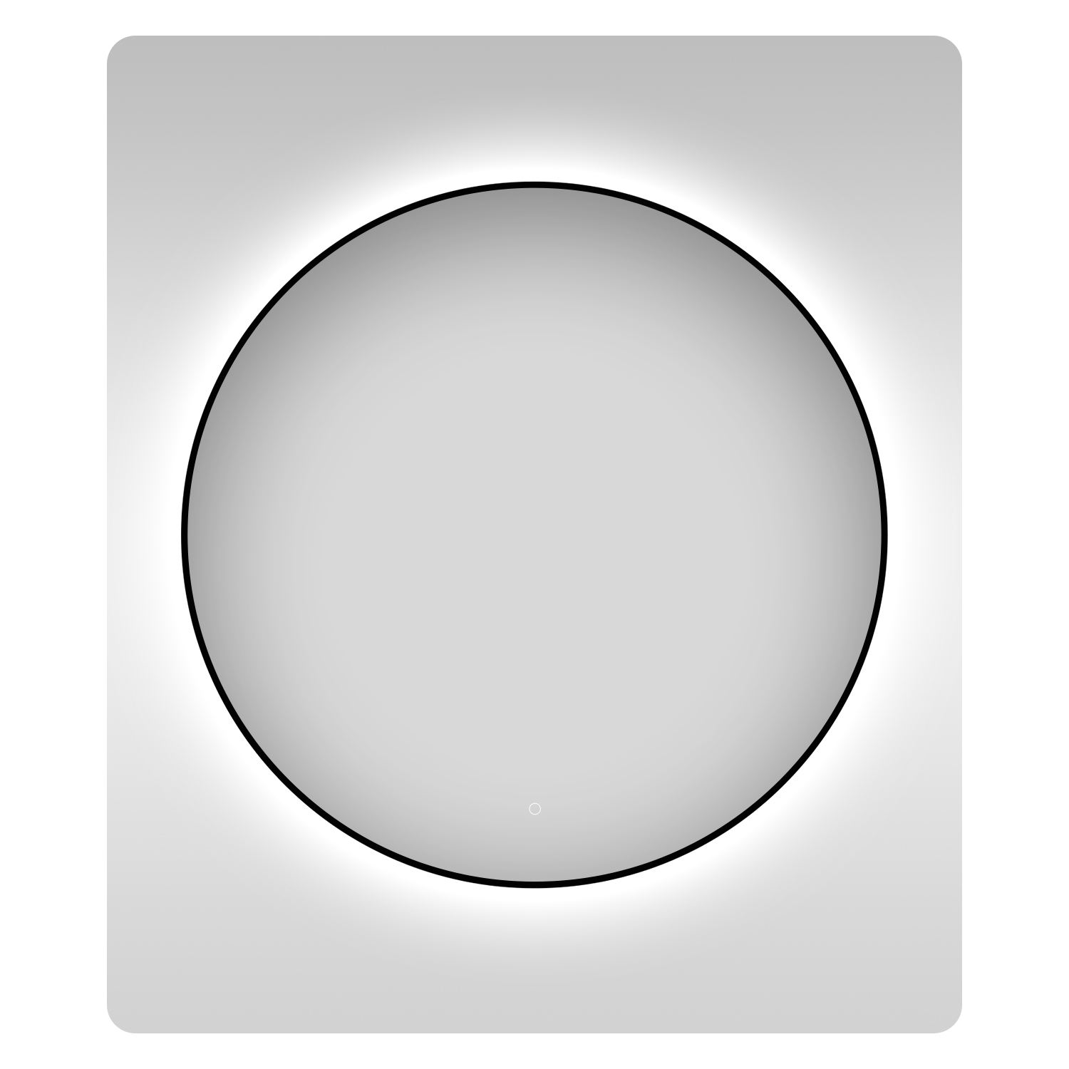 Круглое зеркало с фоновой LED-подсветкой, 90 см