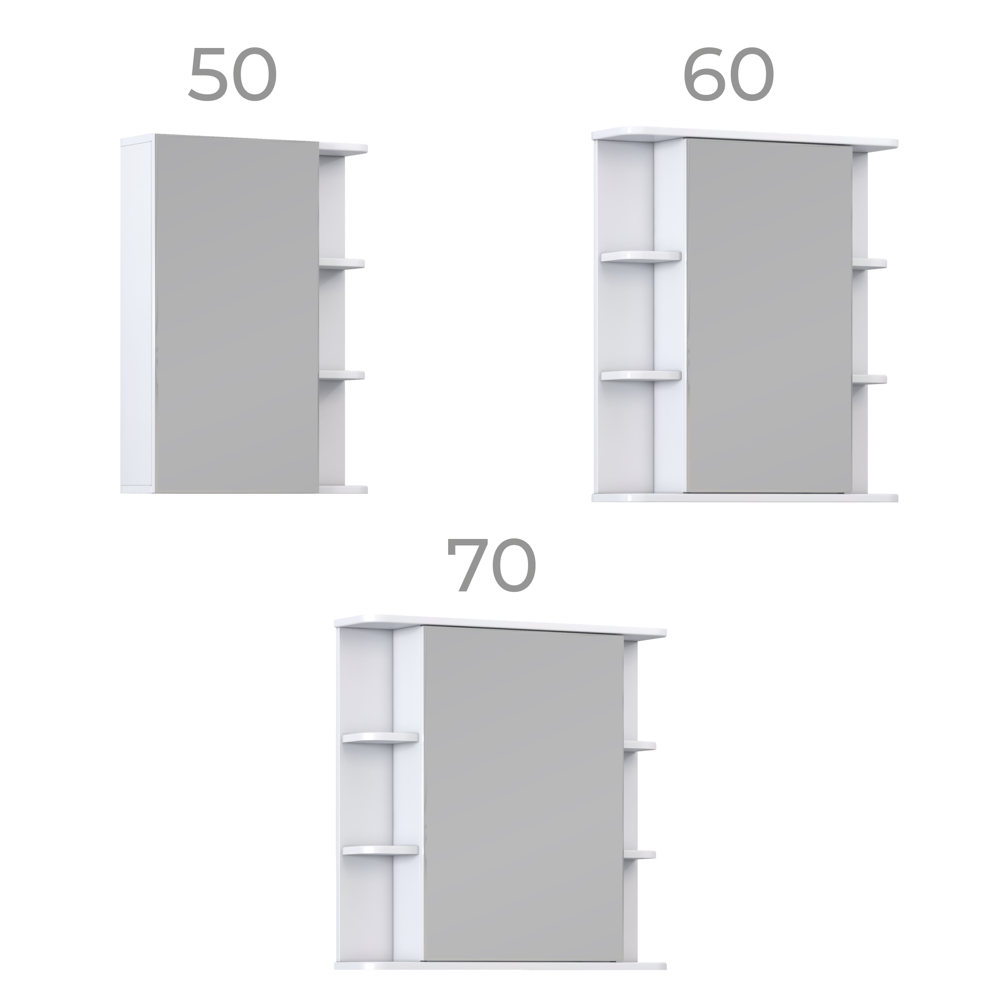 Зеркальный шкаф VIGO Nova 70 подвесной белый (zsh.NOV.70) Зеркальный шкаф VIGO Nova 70 подвесной белый (zsh.NOV.70)