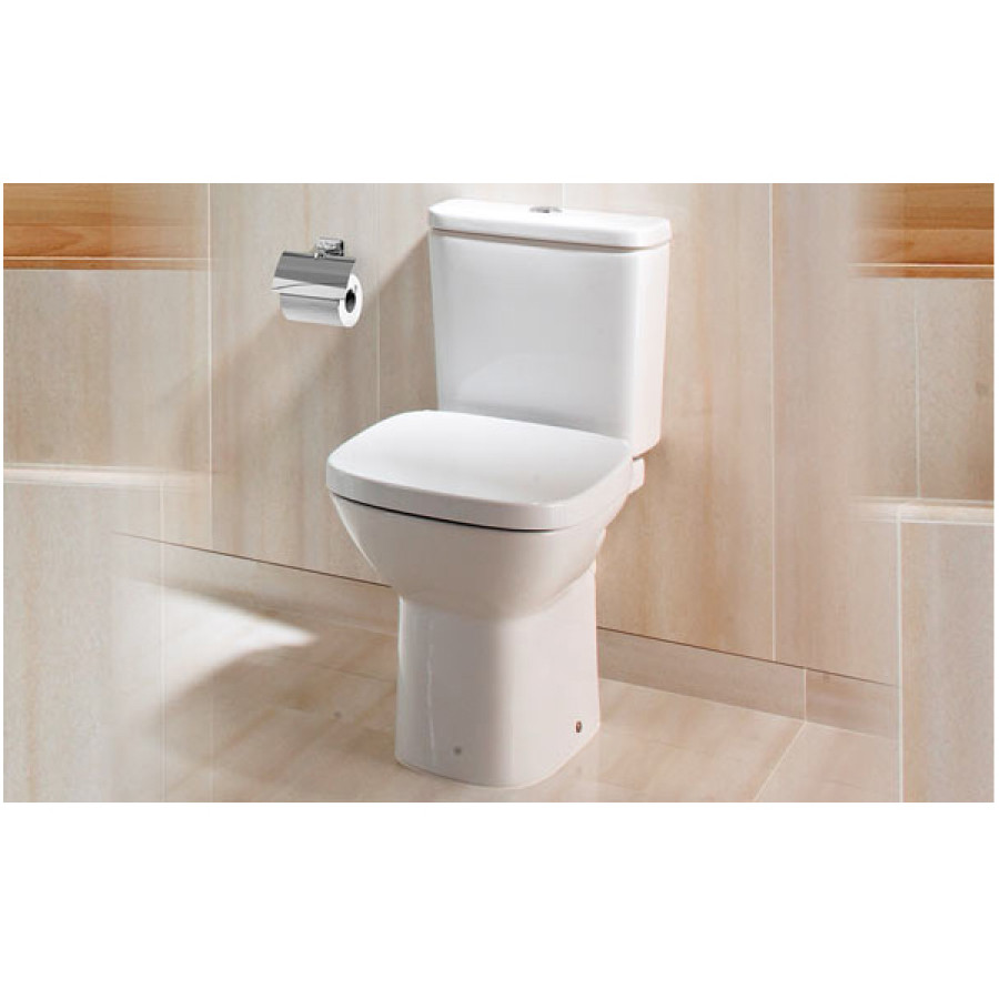 DEBBA Сиденье и крышка для унитаза, дюропласт., белое. ROCA