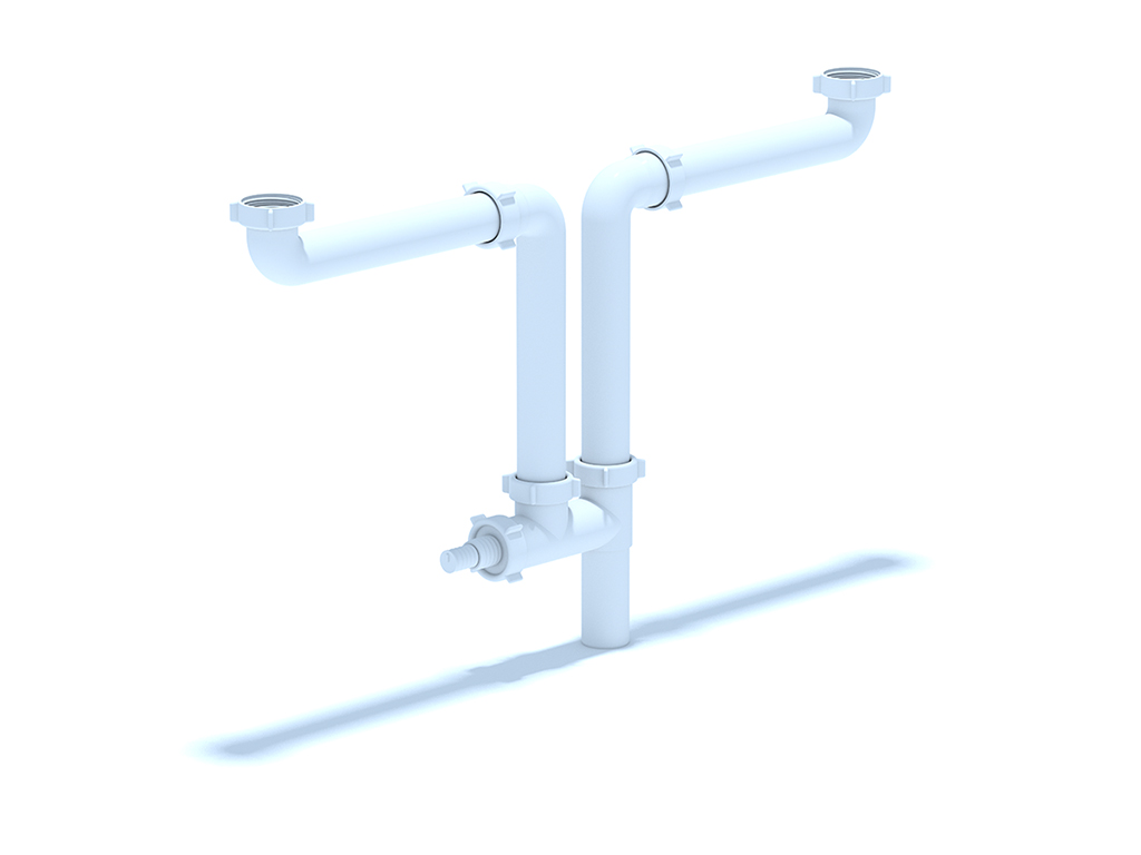 Набор АНИ Пласт L1000 для двойного универсального разноуровнего сифона без выпуска