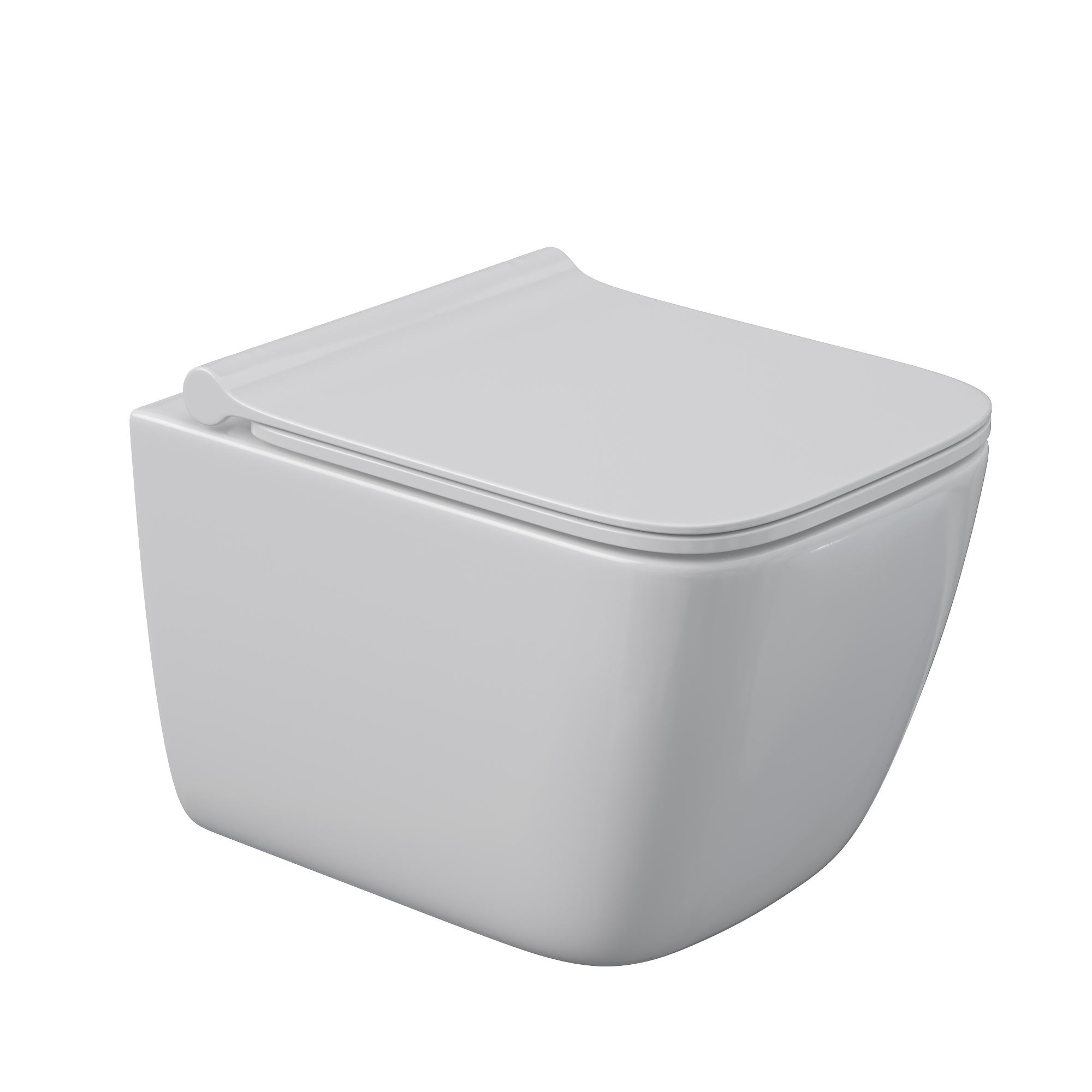 Унитаз подвесной QUATTRO S, сиденье дюропласт Quattro Strati Slim SO, микролифт, быстросъем, белый,  Унитаз подвесной QUATTRO S, сиденье дюропласт Quattro Strati Slim SO, микролифт, быстросъем, белый,