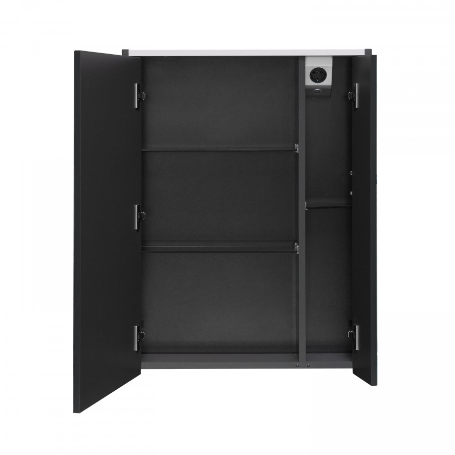 RONDA Зеркальный шкаф 60, белый глянец/серый матовый, ROCA