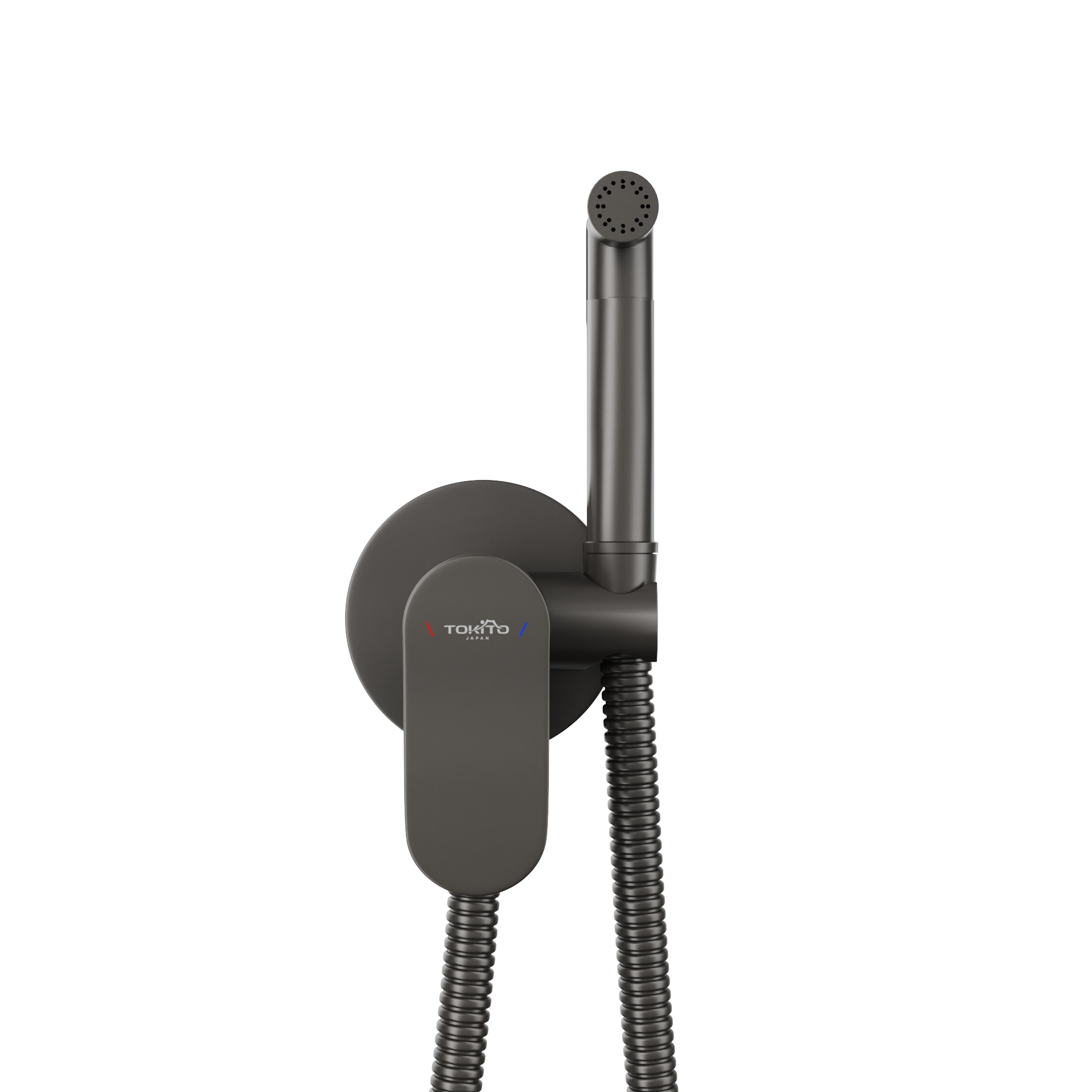 Смеситель для гигиенического душа TOKITO FURO вороненая сталь (TOK-FUR-1016GM)