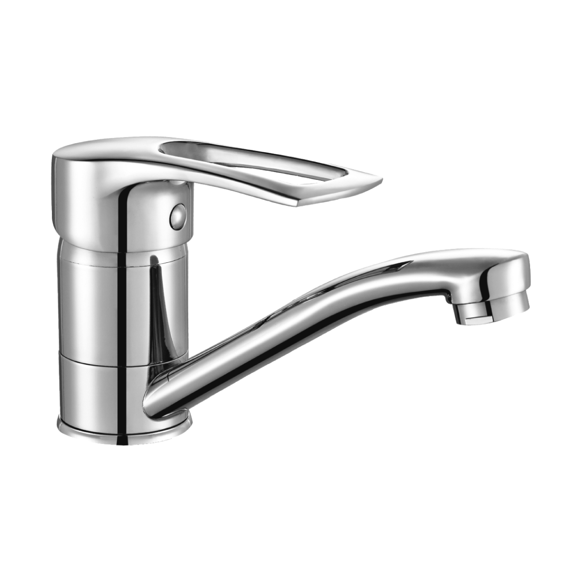 T40 Смеситель для раковины, пов.излив 139мм,(к/40) р/ОД, хром, ROS, T40-22