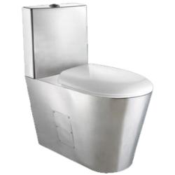 Унитаз из нержавеющей стали со сливным баком 680х370х620 матовый, 13016.S Унитаз из нержавеющей стали со сливным баком 680х370х620 матовый, 13016.S