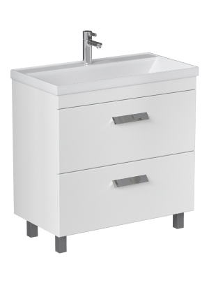 Тумба под раковину VELVEX Orlando 800-0-2 (Classica) белый матовый