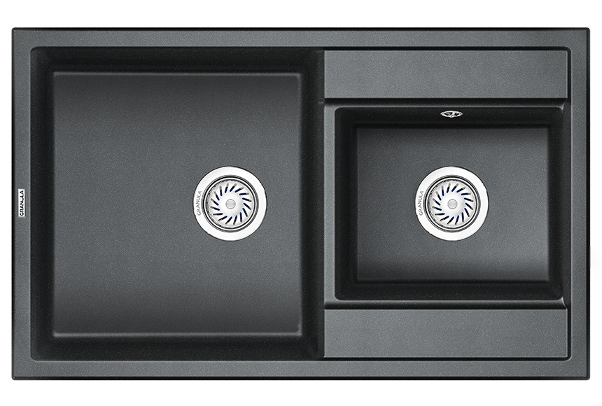 Кухонная мойка GRANULA (8201, ШВАРЦ)