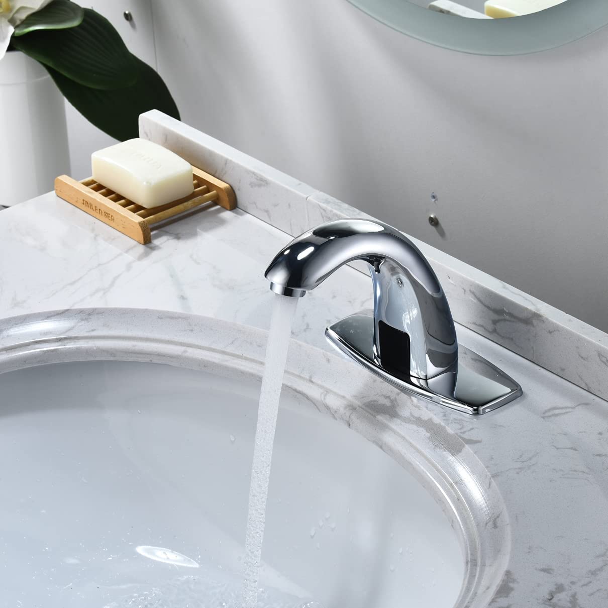 Смеситель для раковины сенсорный ПрофСан ПСМ-2018