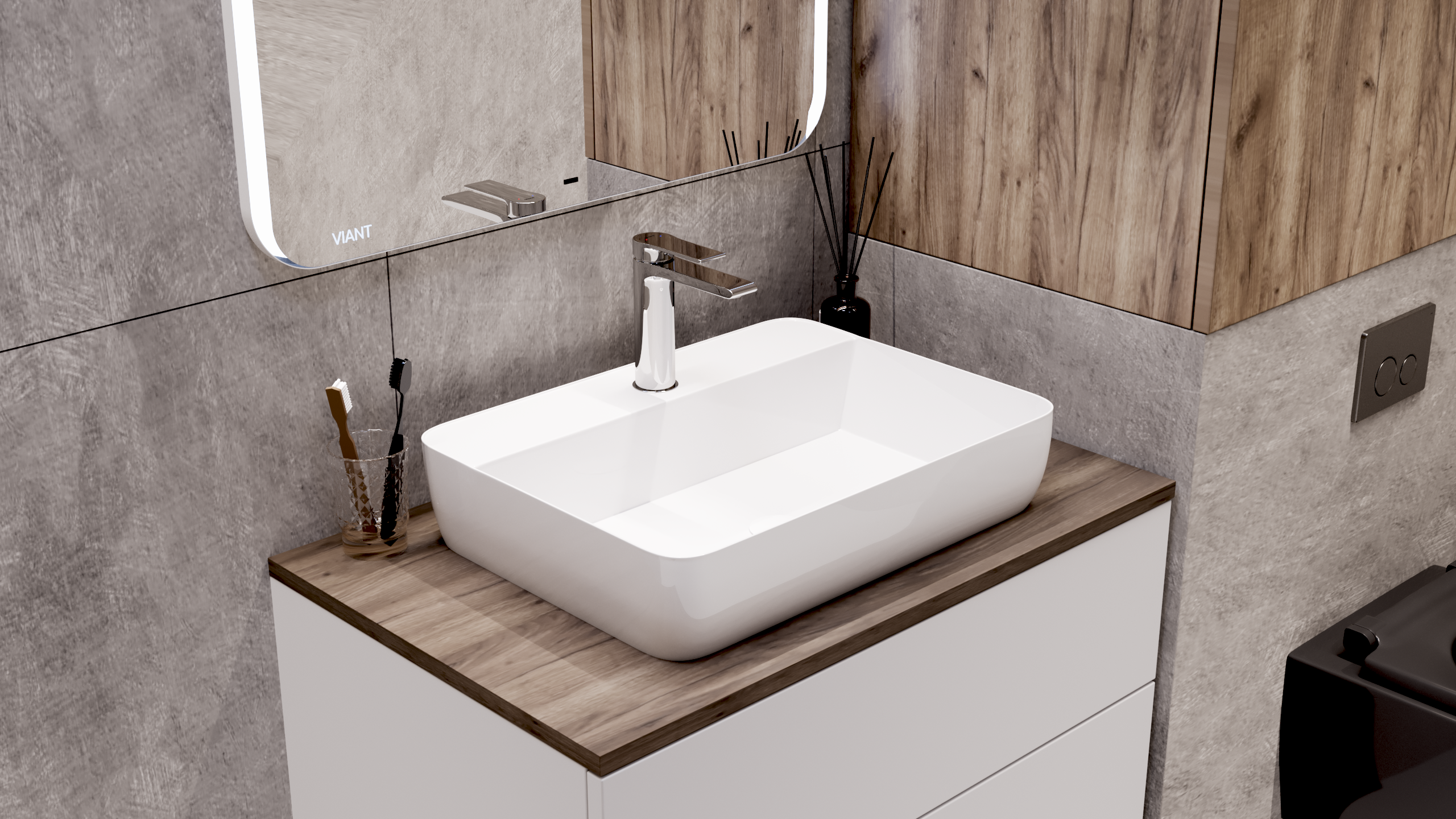 Столешница VIANT Neo орех натуральный 600х460 мм (VNEO60ON-STMDF) Столешница VIANT Neo орех натуральный 600х460 мм (VNEO60ON-STMDF)