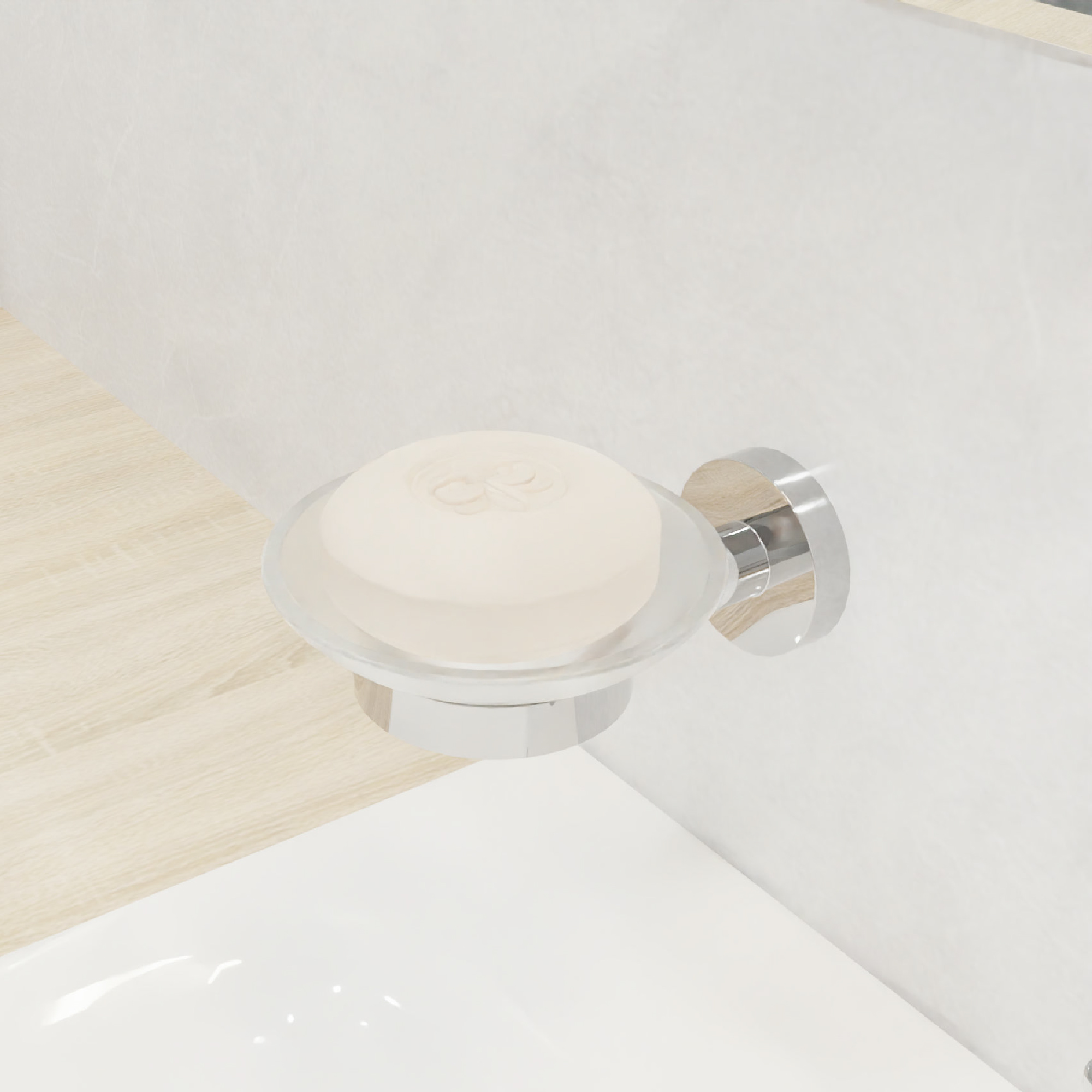 Мыльница стекло хром FIXSEN Comfort Chrome (FX-85008)