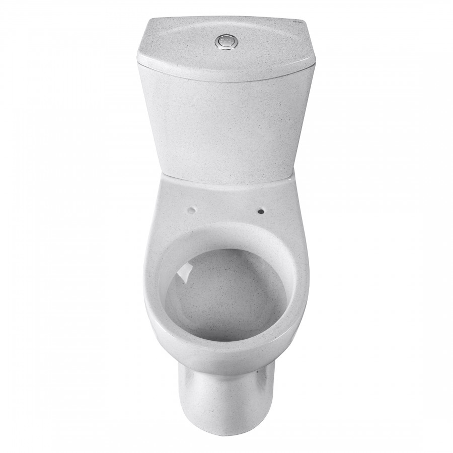 Унитаз-компакт "Ультра" косой выпуск с кнопочной арматурой и сиденьем,крап на белом Унитаз-компакт "Ультра" косой выпуск с кнопочной арматурой и сиденьем,крап на белом