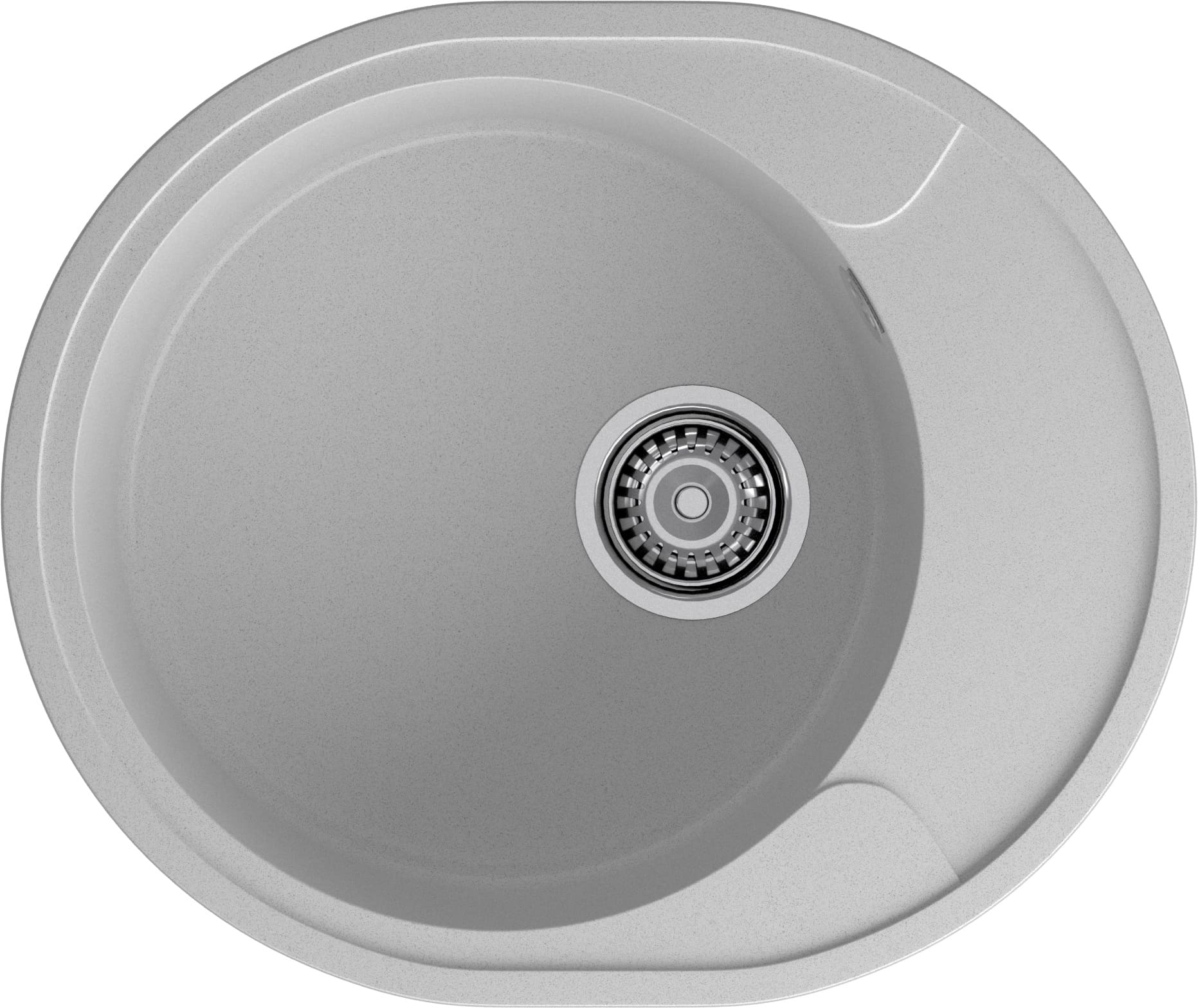 GRANFEST Мойка URBAN 857L  1-чаша+крыло 570*480мм серый арт.GF-UR- GRANFEST Мойка URBAN 857L  1-чаша+крыло 570*480мм серый арт.GF-UR-