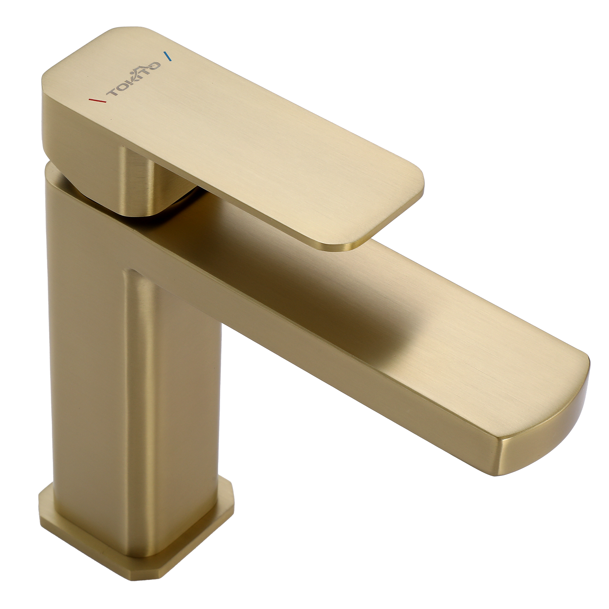 AOMORI Смеситель для умывальника, брашированное золото, TOKITO