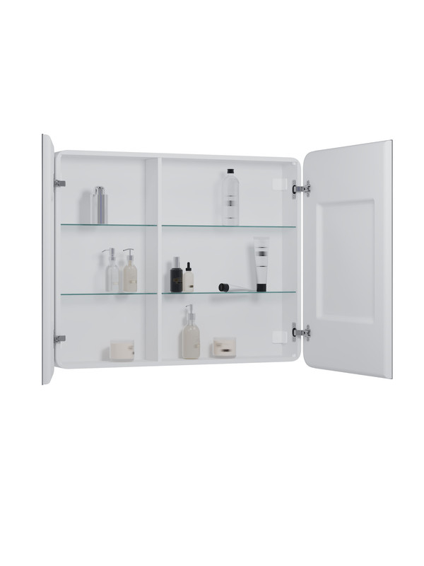 Зеркало-шкаф Elliott LED 1000х800 с датчиком движения, розеткой