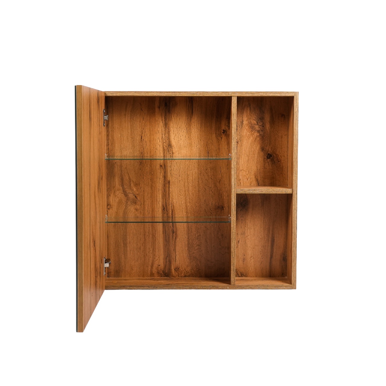 Зеркальный шкаф VIANT БОСТОН 60 подвесной дуб вотан (VBOS60-ZSH)