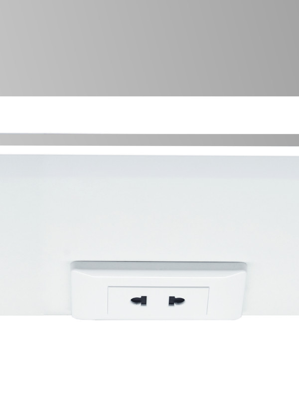 Зеркало-шкаф Elliott LED 800х800 с датчиком движения, розеткой