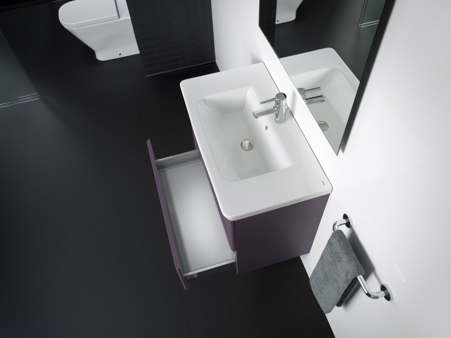 GAP Тумба под раковину GAP 70, фиолетовая, ROCA