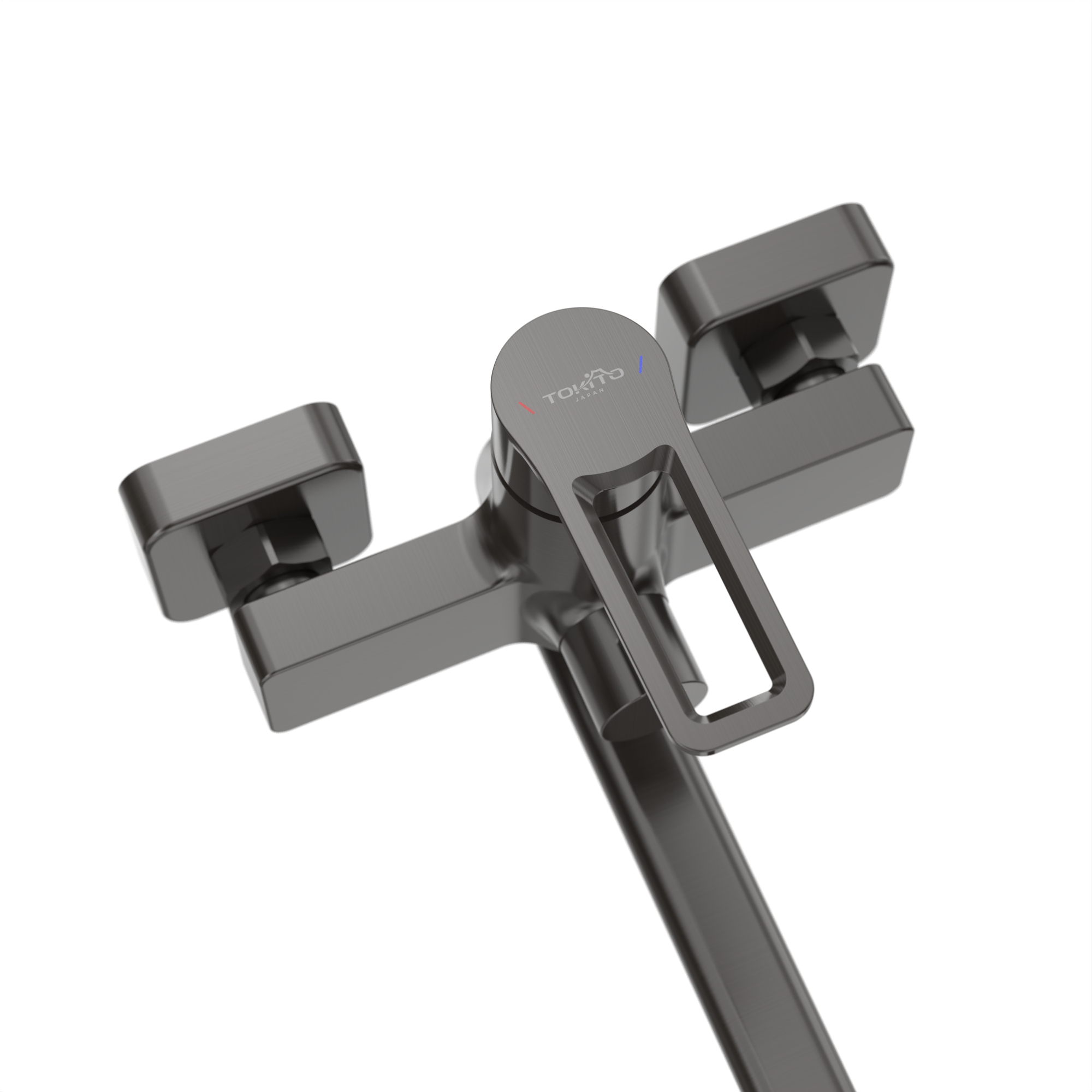 Смеситель для ванны TOKITO KOBE вороненая сталь (TOK-KOB-1015)