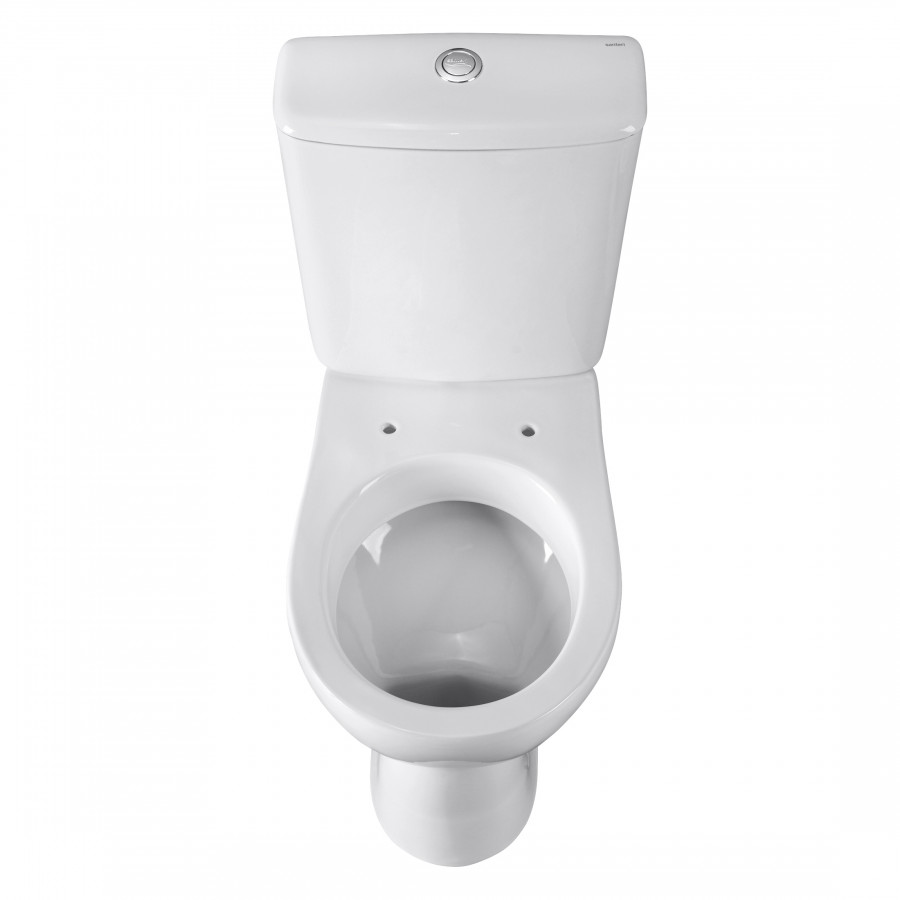 Унитаз-компакт "Орион" косой выпуск, с кнопочной арматурой и сиденьем SANTERI