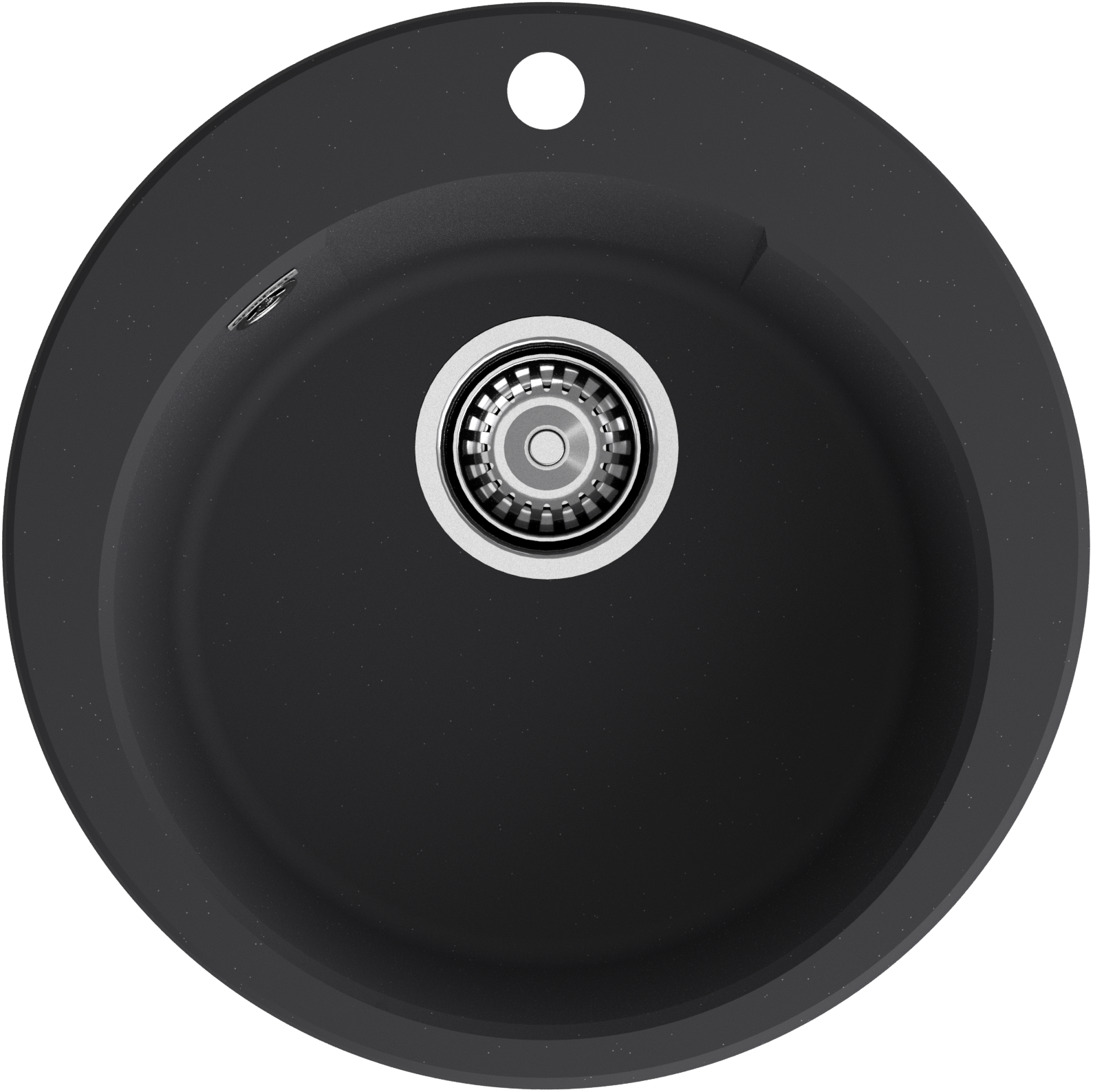 GRANFEST Мойка URBAN 649  1-чаша D-490мм черный арт.GF-UR- GRANFEST Мойка URBAN 649  1-чаша D-490мм черный арт.GF-UR-