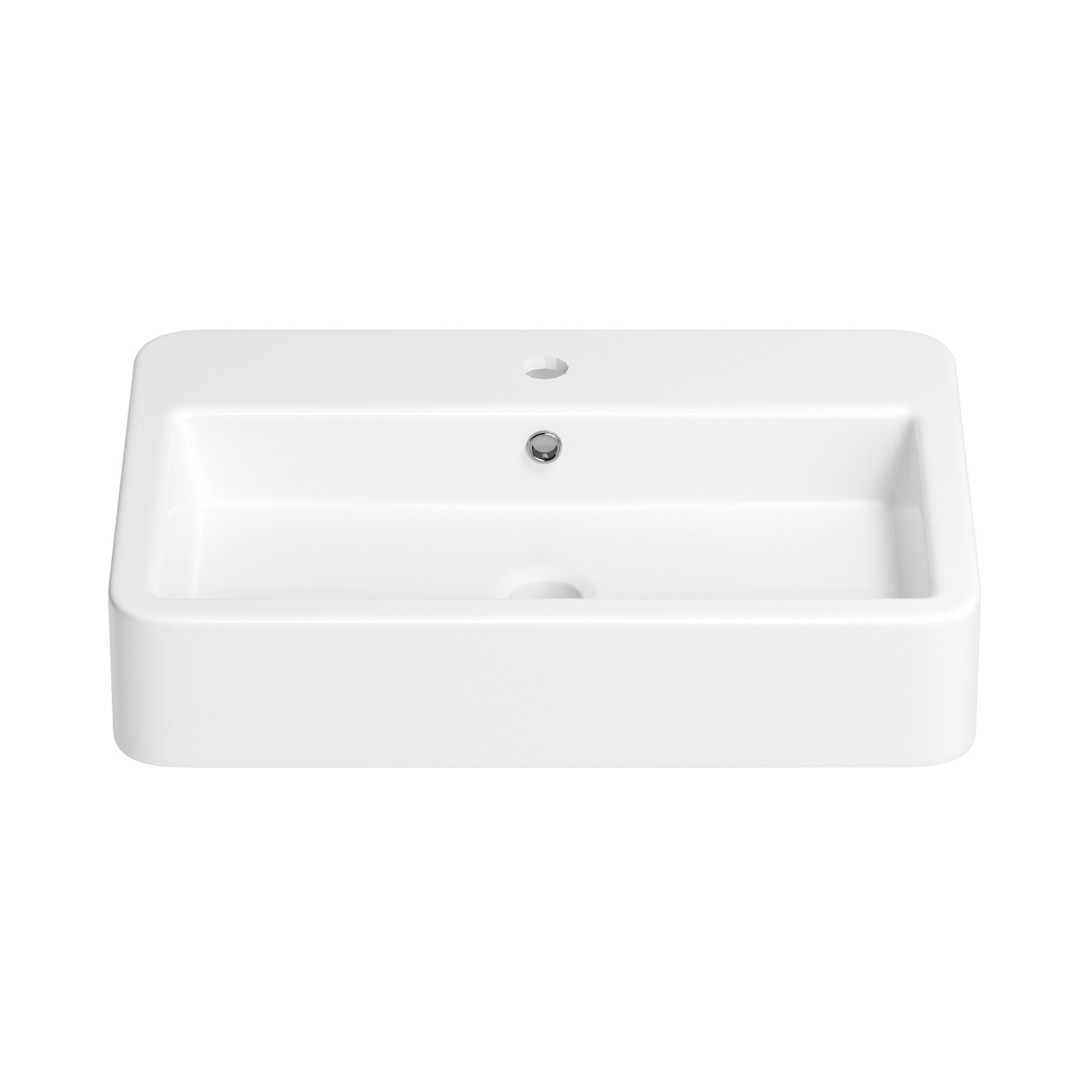 Накладная раковина Halcyon 150801000, 600 (белый глянец)