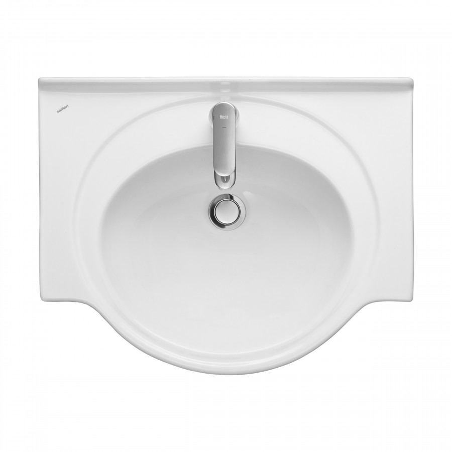 Умывальник мебельный "Сатурн" 60 см. с отв., белый. SANTERI Умывальник мебельный "Сатурн" 60 см. с отв., белый. SANTERI