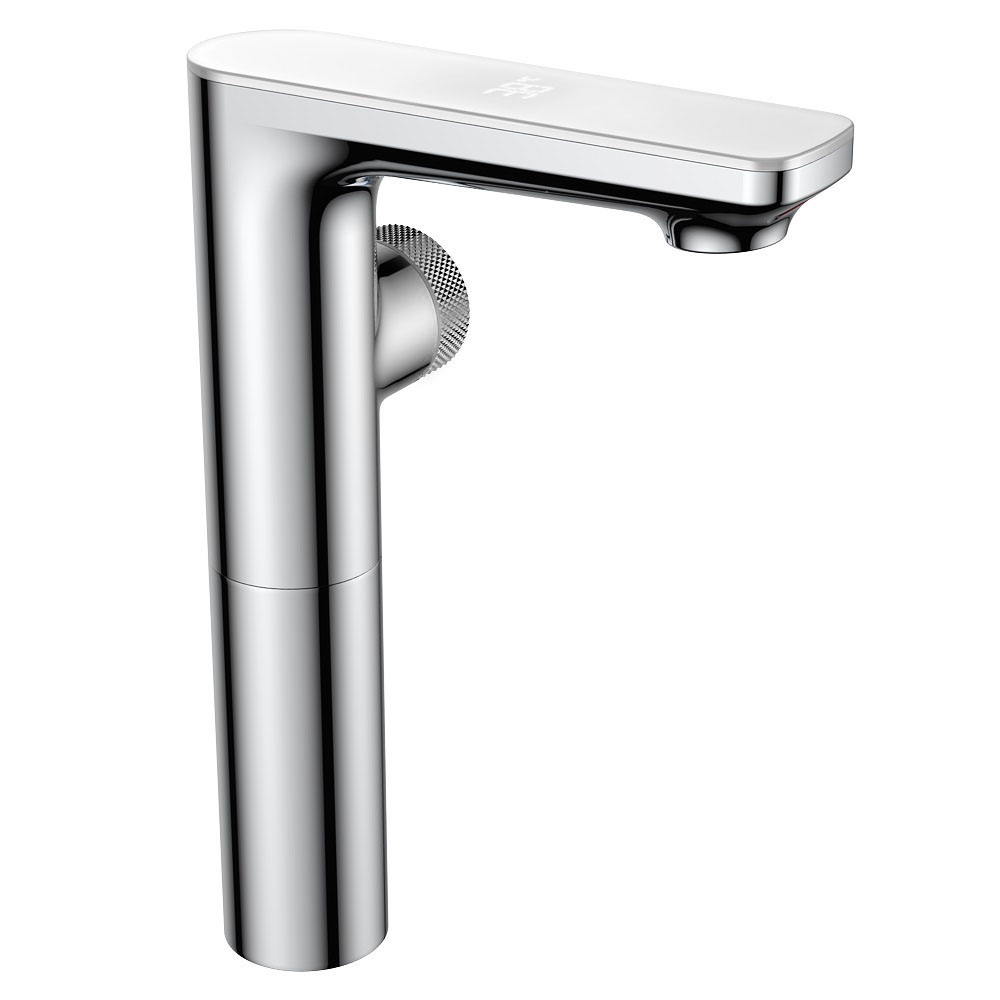 Смеситель для раковины MORANS сенсорный высокий, хром глянцевый, BERGES