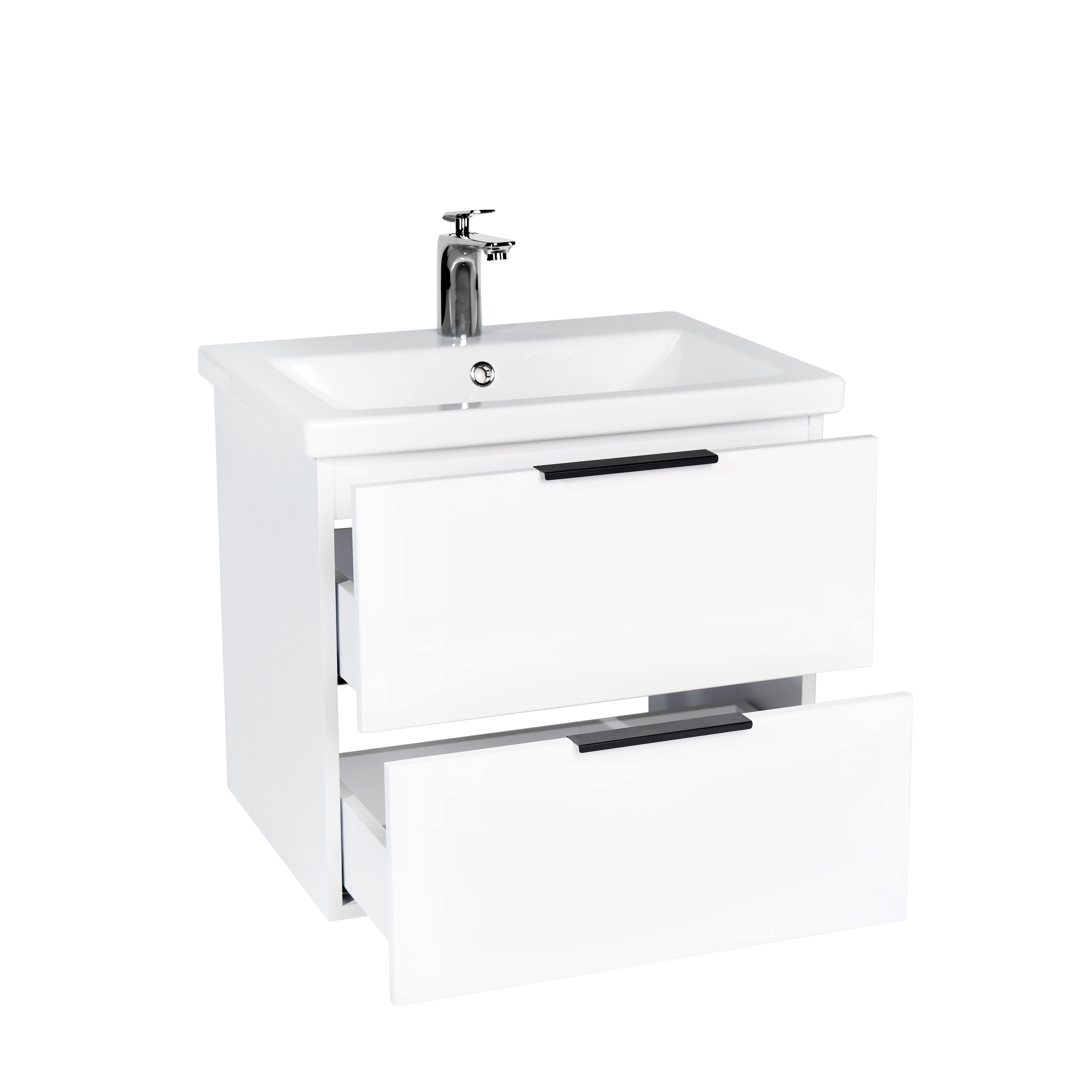 Тумба под раковину VIANT БЕРЛИН 60 подвесная белый (VBER60MDBEL-T2YP)