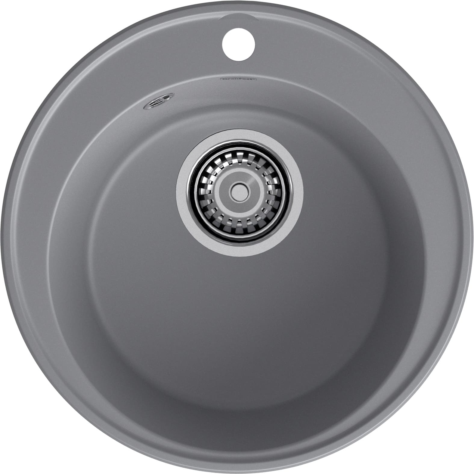 GranFest QUARZ (ECO-08) Мойка чаша D=480мм (темно-серый) GranFest QUARZ (ECO-08) Мойка чаша D=480мм (темно-серый)